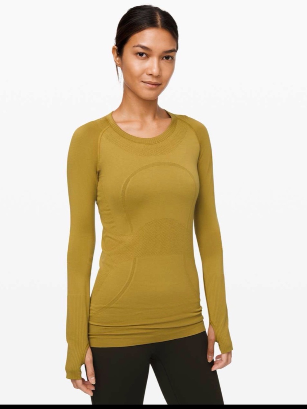 NWOT Lululemon Swiftly Tech Long Sleeve Waist Length Size 0 In Grape Leaf